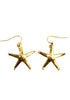 Starfish Earrings- Gold