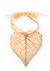 Cottonwood Leaf MINI Ornament- Gold