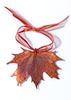 Sugar Maple Leaf MINI Ornament- Iridescent Copper