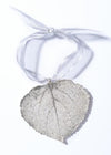 Aspen Leaf MINI Ornament- Silver