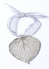 Aspen Leaf MINI Ornament- Silver