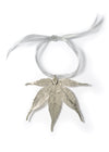 Japanese Maple Leaf MINI Ornament- Silver