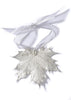 Sugar Maple Leaf MINI Ornament- Silver
