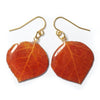 Aspen Leaf Earrings- Natural