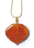 Aspen Leaf Necklace- Natural