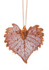 Cottonwood Leaf Necklace- Iridescent Copper