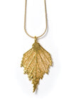 Birch Leaf Necklace- Gold