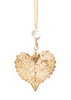 Cottonwood Leaf Stone Necklace- Gold