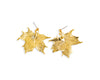 Sugar Maple Leaf Earrings- Gold