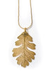 Oak Leaf Necklace- Gold