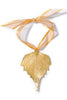 Birch Leaf Ornament- Gold