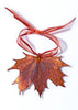 Sugar Maple Leaf Ornament- Iridescent Copper