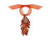 Redwood Needle and Redwood Cone Double Ornament- Iridescent Copper & Silver
