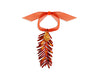 Redwood Needle and Redwood Cone Double Ornament- Iridescent Copper & Gold