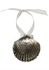 Clam Shell Ornament- Silver