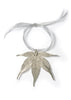 Japanese Maple Leaf Ornament- Silver