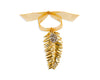 Redwood Needle and Redwood Cone Double Ornament- Gold & Silver