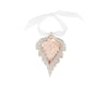 Birch Leaf Double Ornament- Silver & Rose Gold