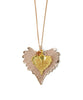 Cottonwood Leaf Double Necklace- Rose Gold & Gold