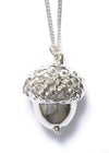 Acorn Necklace- Silver
