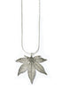 Japanese Maple Leaf Necklace- Silver