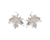 Sugar Maple Leaf Earrings- Silver