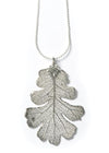 Oak Leaf Necklace- Silver