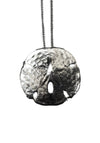 Sand Dollar Necklace- Silver