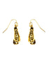 Spiral Seashell Earrings- Gold